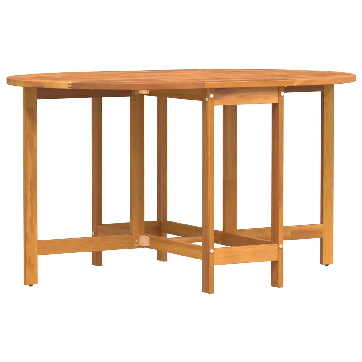 Folding Garden Table 110 x 60 cm Brown Acacia Wood Outdoor Dining Furniture