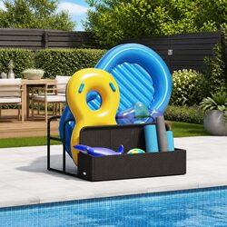 Elevate Your Outdoor Space with Poolside Float Storage 110x100x57cm