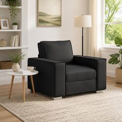 Enhance Your Living Space with a Modern Black Sofa Chair