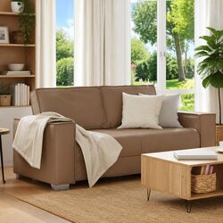 Transform Your Living Room with a Brown Loveseat Sofa