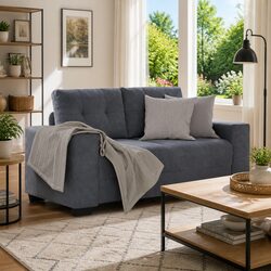 Transform Your Living Space with This Grey Loveseat Sofa