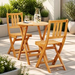 Outdoor Bistro Set 3 Pieces to Enhance Your Patio Space