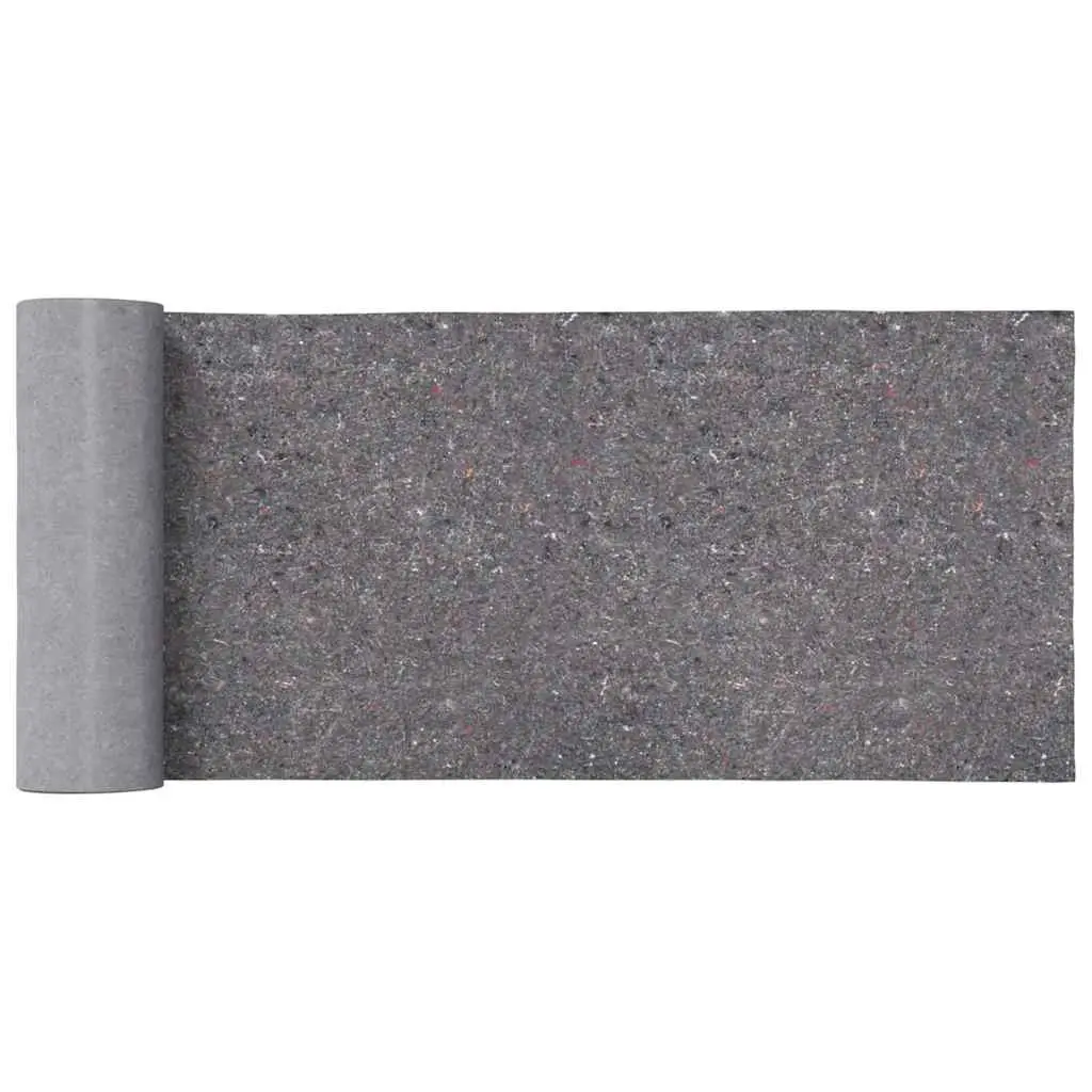 Non-slip Painter Fleece Floor Protection Roll 50m x 1m Water-resistant Durable Grey Dust Cover