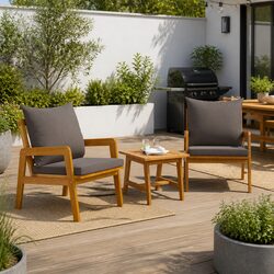Enhance Your Outdoor Space with Acacia Wood Chair Set