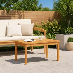 Elevate Your Outdoor Space with This Acacia Wood Coffee Table