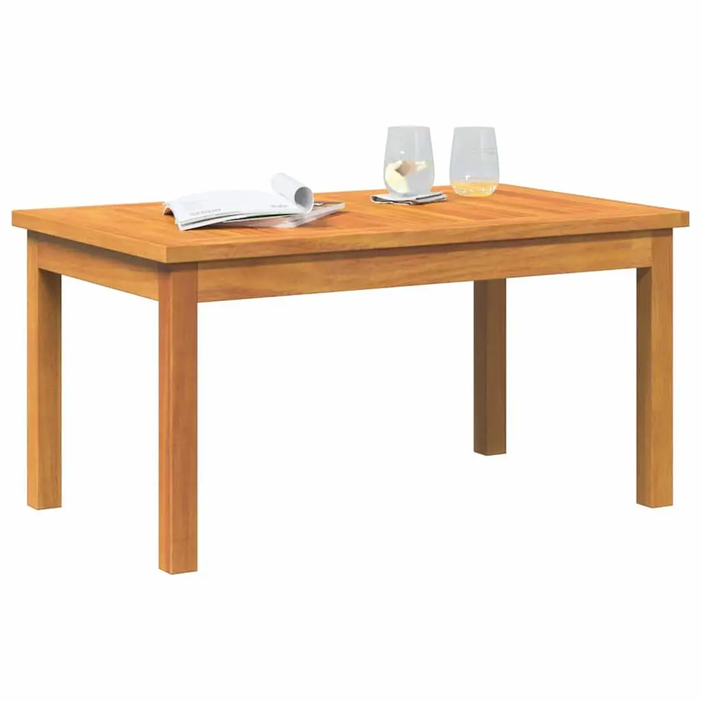 Outdoor Coffee Table Solid Acacia Wood Natural Oil Garden Patio Furniture