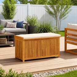 Enhance Your Outdoor Space with an Acacia Storage Box