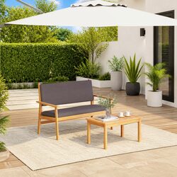 Elevate Your Outdoor Space with 2 Seater Garden Sofa Set