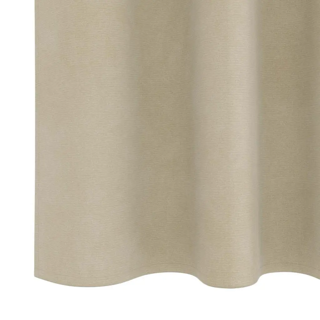 Velvet Curtains 140 x 225 cm Cream Blackout Window Drapes 2 pcs
