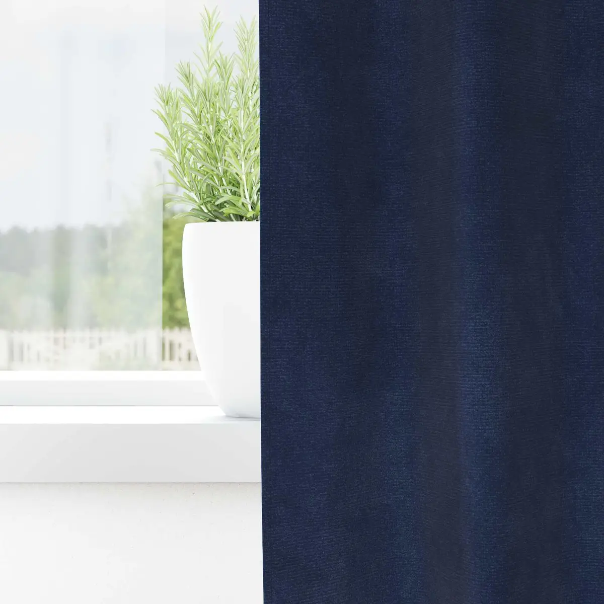 Blackout Curtains 140 x 225 cm Dark Blue Velvet 2 pcs Light Blocking Drapes