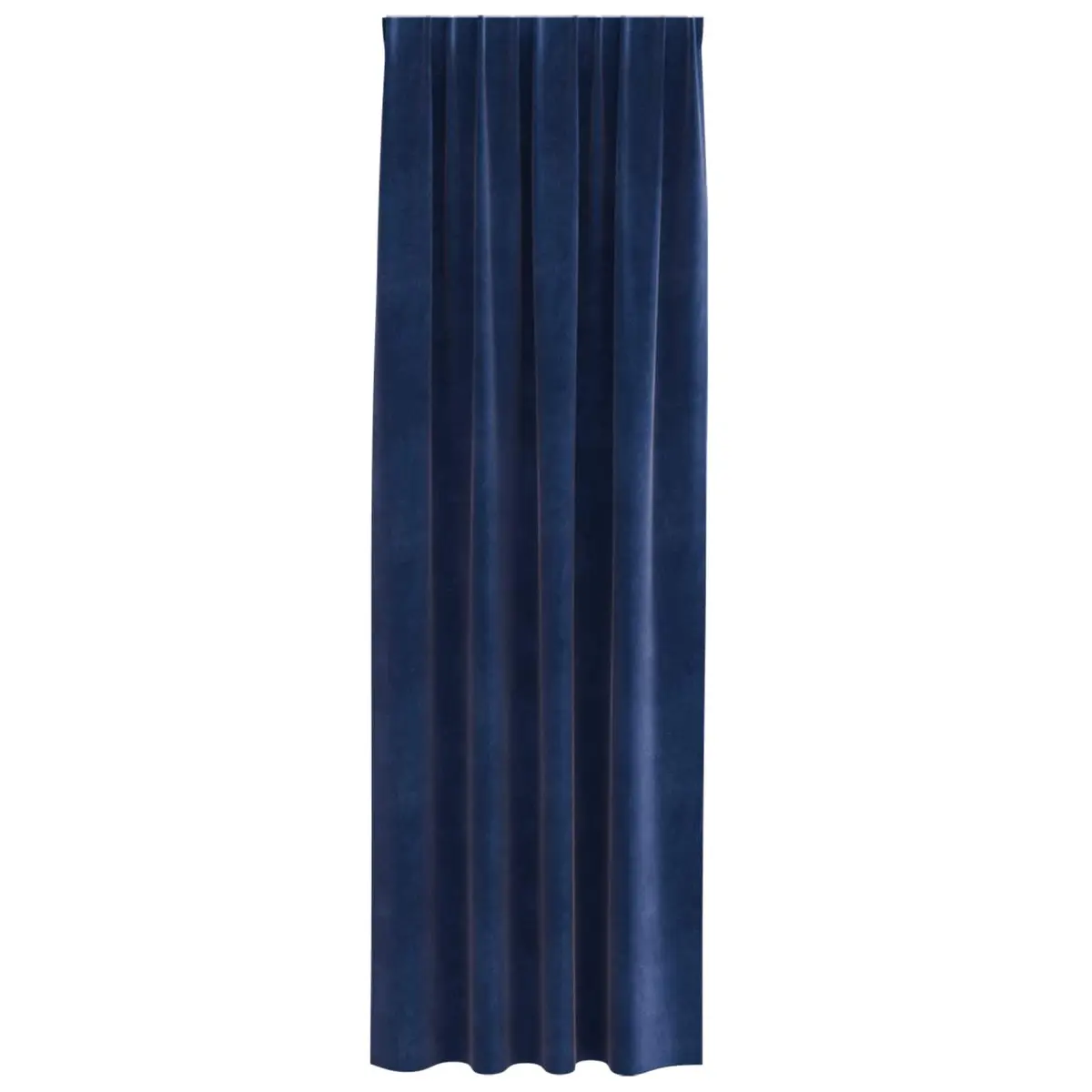 Blackout Curtains 140 x 225 cm Dark Blue Velvet 2 pcs Light Blocking Drapes