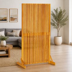 Enhance Your Space with a Folding Acacia Wood Privacy Screen