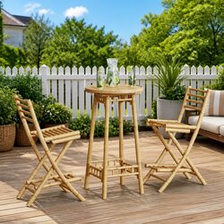 Enhance Your Outdoor Space with a Foldable Bar Set