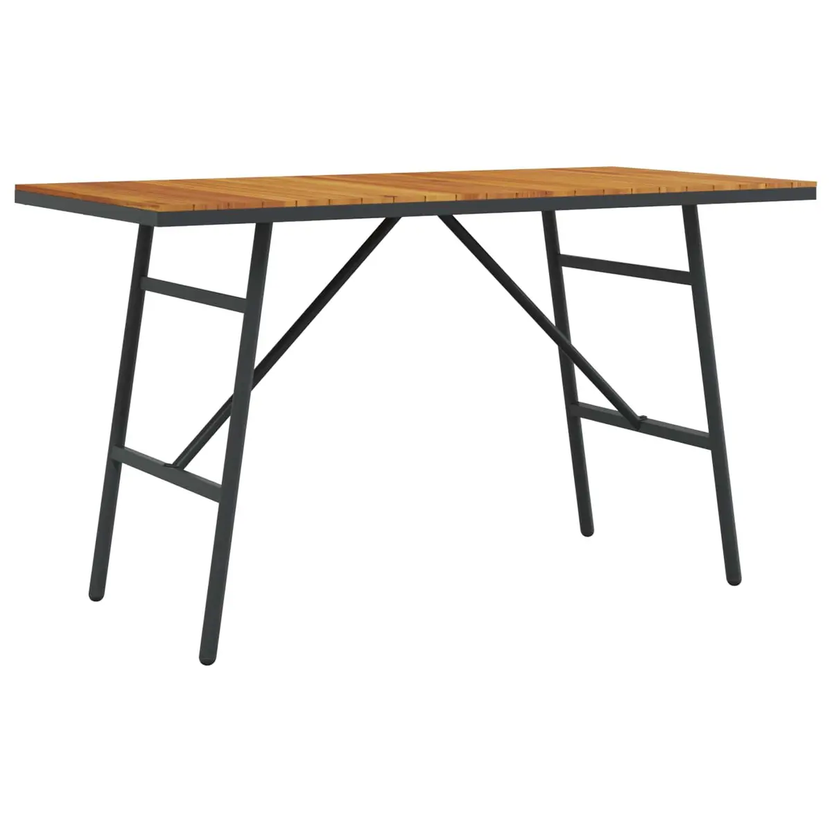 Dining Table 110x55x61.5cm Solid Acacia Wood Modern Indoor Outdoor
