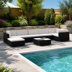 Transform Your Outdoor Space with 8 Piece Lounge Set