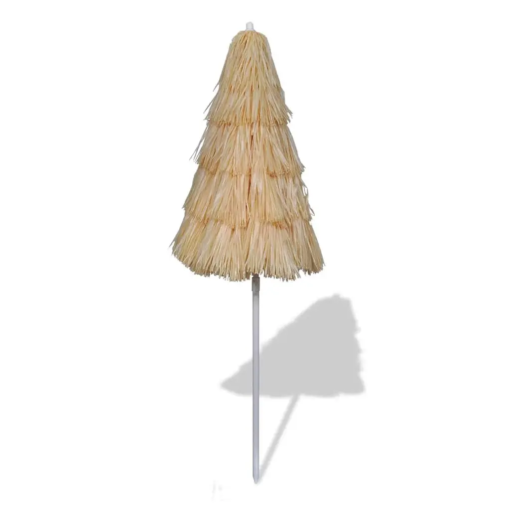 Beach Parasol 1.8m Tilt Outdoor Umbrella Adjustable Shade Durable Polyester Cover