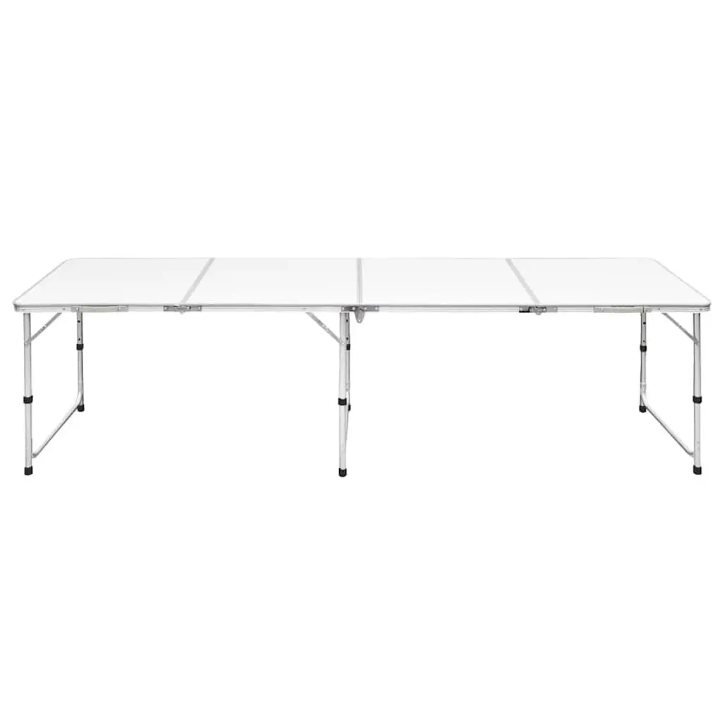 Foldable Camping Table Adjustable Height Portable for Outdoor Picnic Garden