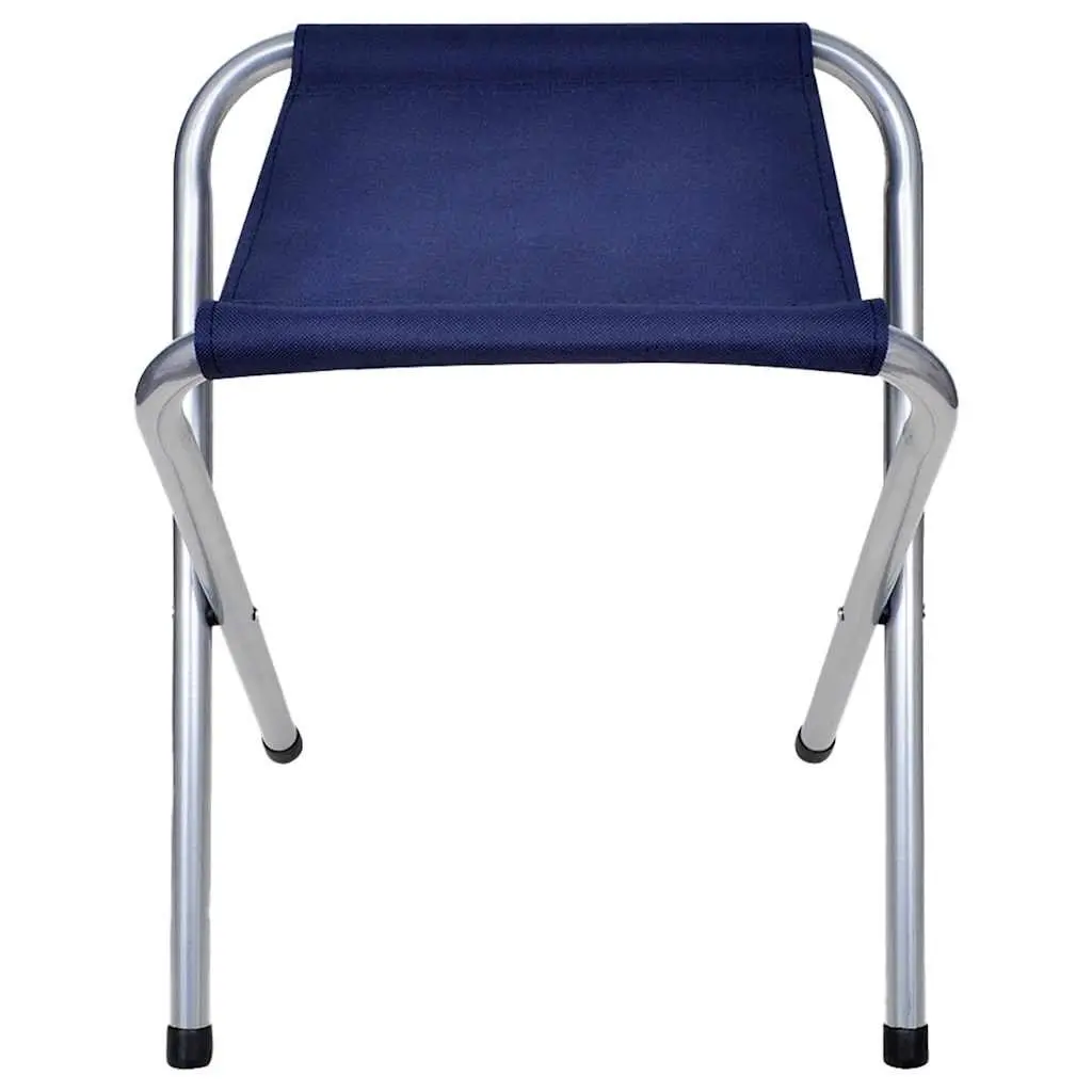 Foldable Camping Table Set with 6 Stools Height Adjustable for Outdoor Picnic Garden