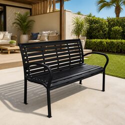 Comfortable 3-Person Garden Bench for Outdoor Spaces