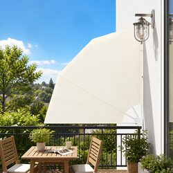Elevate Your Outdoor Living with a Cream Side Awning 140x140 cm