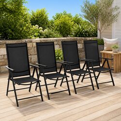Enhance Your Garden with Portable Folding Chairs Set of 4