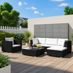 Elevate Your Outdoor Space with This 6-Piece Lounge Set