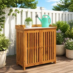 Stylish Outdoor Storage Cabinet for Garden Essentials