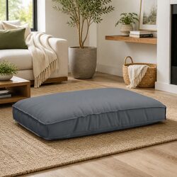 Elevate Your Space with an Anthracite Cushion 120 x 80 x 12 cm