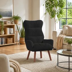 Elevate Your Living Space with a Black Velvet Armchair