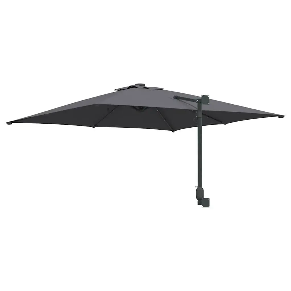 Garden Parasol 248.5 x 247.5 cm Cantilever Outdoor Umbrella with LED Lights and Tilt Mechanism