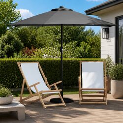 Elevate Your Outdoor Space with Stylish Garden Parasol, Anthracite