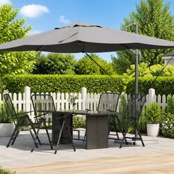 Transform Your Garden with the Cantilever Parasol Anthracite