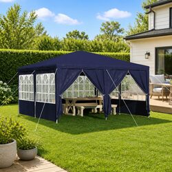 Blue Outdoor Canopy Gazebo for Your Garden 400x400x266cm