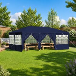 Enhance Your Gatherings with a Blue Party Tent 600 x 400 cm