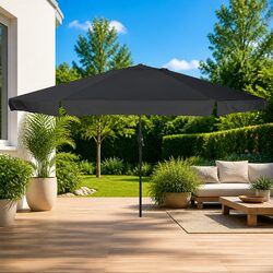 Enhance Your Outdoor Space with This Anthracite Parasol