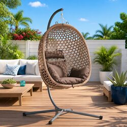 Stylish Hanging Egg Chair to Enhance Your Living Space
