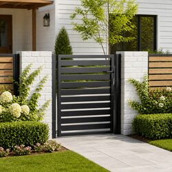 Elevate Your Outdoor Space with a Black Garden Gate