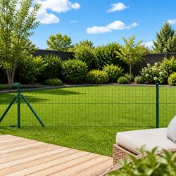 Enhance Your Outdoor Space with 7 Green Steel Fence Posts