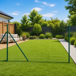Enhance Your Garden with Green Embedded Fence Posts