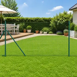 Enhance Your Outdoor Space with 7 Green Steel Fence Posts