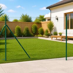 13 Durable Fence Posts in Green for Your Garden