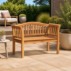 Enhance Your Garden with a Stylish Teak Wood Bench