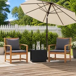 Enhance Your Patio with This Elegant Sofa Chair Set