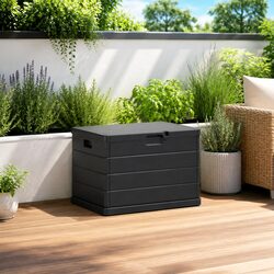 Enhance Your Space with an Anthracite Storage Box 77.5 x 54.5 x 53 cm