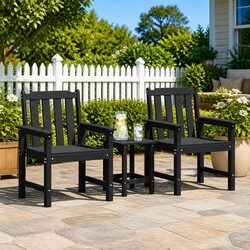 Elevate Your Outdoor Space with Black Dining Chairs Set