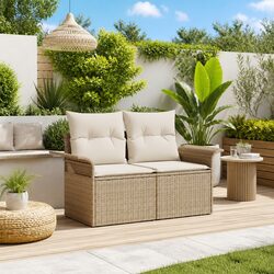 Beige Outdoor Sofa for Enhancing Your Garden Space
