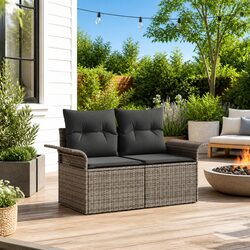 Elevate Your Outdoor Space with a Stylish Grey Sofa
