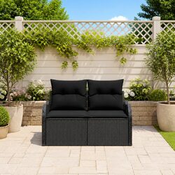 Transform Your Patio with a Stylish Black Garden Sofa