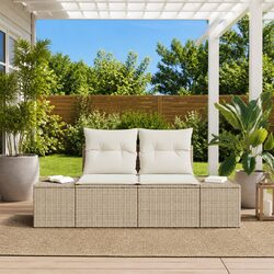 Stylish Beige Garden Sofa for Enhancing Your Outdoor Space