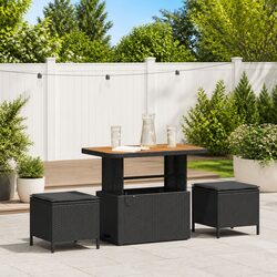 Enhance Your Outdoor Space with Black Garden Dining Set